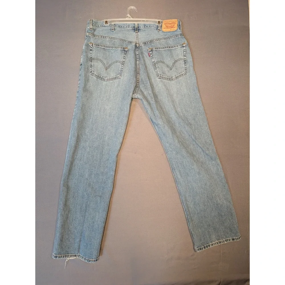Levis 559 Jeans Mens 38x34 Blue Relaxed Straight Fit Denim Medium Wash